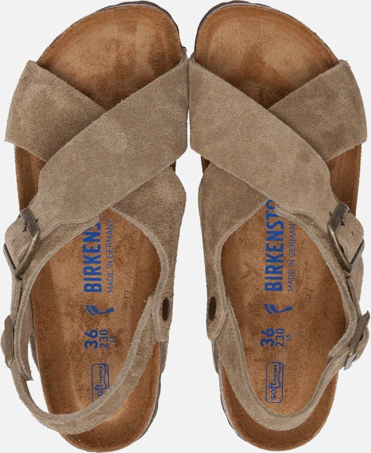 Birkenstock Dames schoenen Tulum SFB VL Taupe 1024110 Narrow Taupe - Foto 7