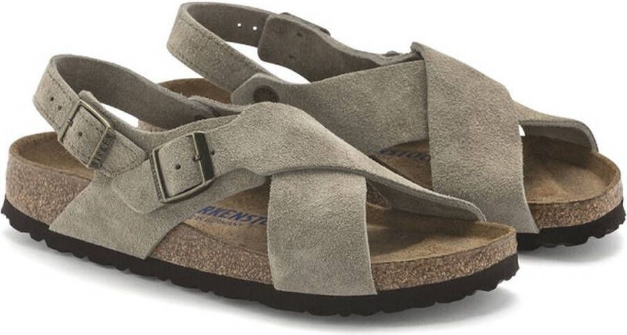 Birkenstock Dames schoenen Tulum SFB VL Taupe 1024110 Narrow Taupe - Foto 9