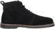 Birkenstock UPPSALA CHUKKA SHEARLING SUEDE Hoge sneakers Hoge sneakers Veterboots Dames veterschoenen Dames sneakersVrije tijd half-hoogHalf-hoge schoenen Heren veterschoen Heren sneakers Zwart - Zwart