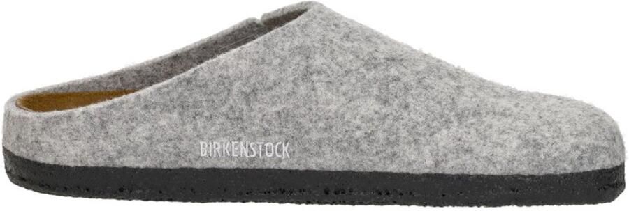 Birkenstock Pantoffels Zermatt Wolvilt Sloffen Standard Grijs Regular - Foto 4