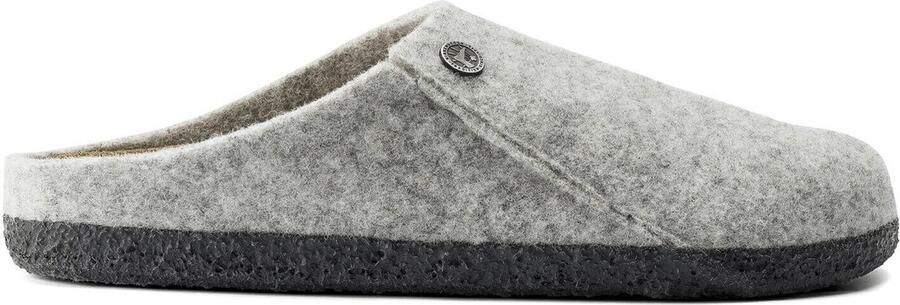 Birkenstock Pantoffels Zermatt Wolvilt Sloffen Standard Grijs Regular - Foto 3