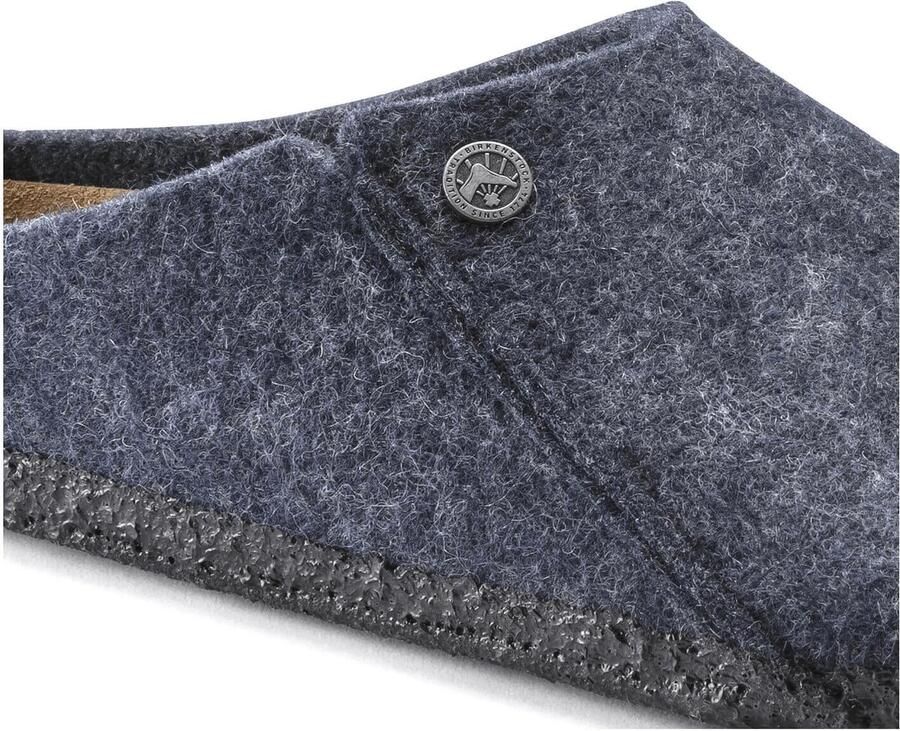 Birkenstock Zermatt Pantoffels Dark Blue Narrow fit | Blauw | Wolvilt - Foto 7