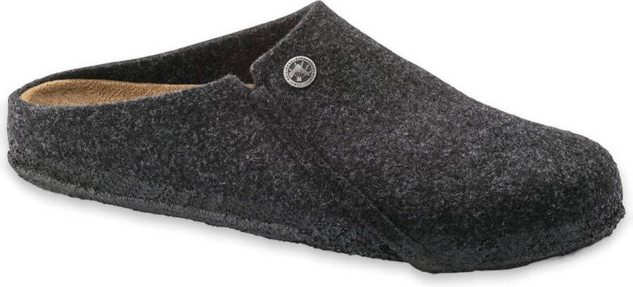 Birkenstock Zermatt Pantoffels Anthracite Narrow fit | Grijs | Wolvilt - Foto 7