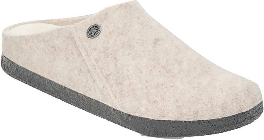 Birkenstock Zermatt Shearling Felt Eggnog Narrow Sandalen Beige Man