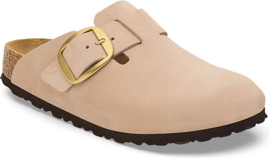 Birkenstock Boston Big Buckle Nubuck Leather Narrow