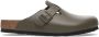Birkenstock Boston BS Slippers Concrete Gray Narrow Fit Unisex - Thumbnail 1