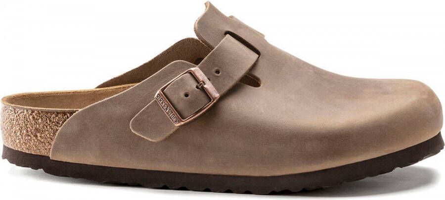 Birkenstock Boston BS Unisex slof bruin