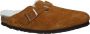 Birkenstock Boston Mink narrow Veloursleder Shearling Pantoffels Mink - Thumbnail 8