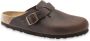 Birkenstock Boston Tabacco Brown narrow Fettleder Oiled Leather Unisex Pantoffels Tabacco Brown - Thumbnail 10