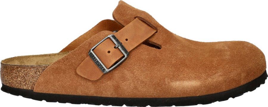 Birkenstock Klompen Boston LEVE LEOI Cognac