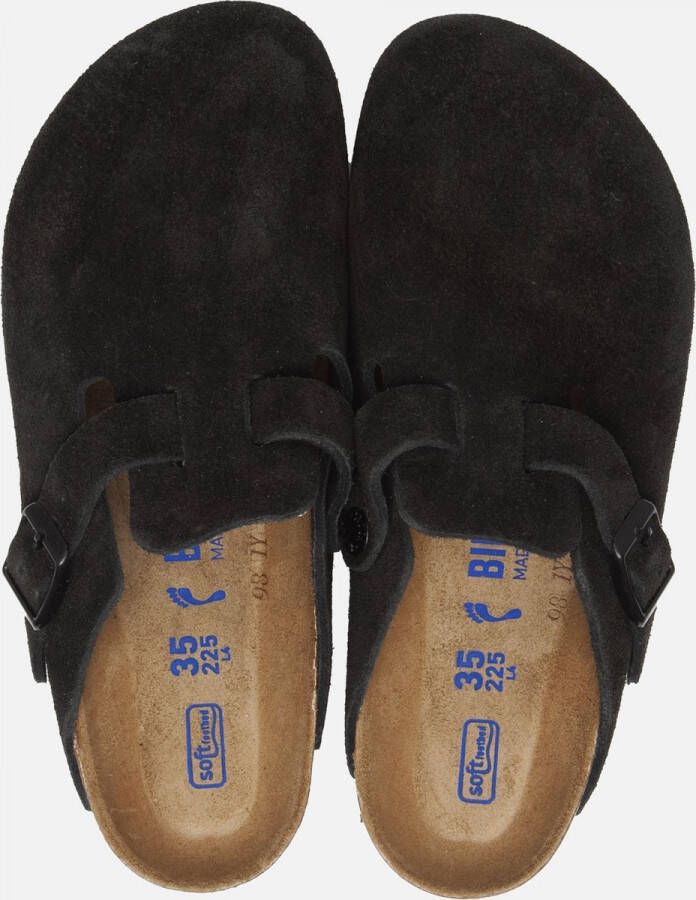 Birkenstock Boston Vl Corduroy Sandalen & Slides Schoenen black maat: 39 beschikbare maaten:36 37 38 39 40