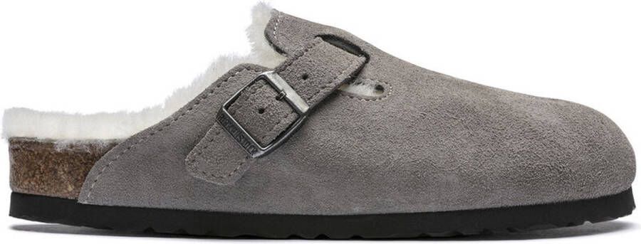 Birkenstock Boston Lamsvel Regular Fit