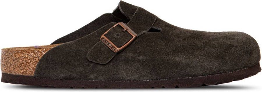 Birkenstock Boston Mocca Slipper Clog Regular Fit