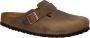Birkenstock Boston Tabacco Brown narrow Fettleder Oiled Leather Unisex Pantoffels Tabacco Brown - Thumbnail 2