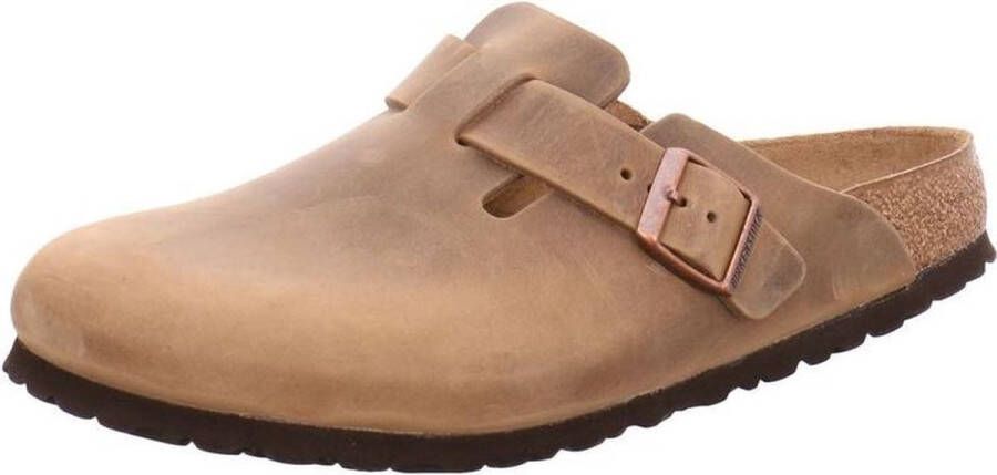 Birkenstock Boston Narrow Heren Clogs Tabacco Brown