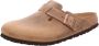 Birkenstock Boston Tabacco Brown narrow Fettleder Oiled Leather Unisex Pantoffels Tabacco Brown - Thumbnail 13