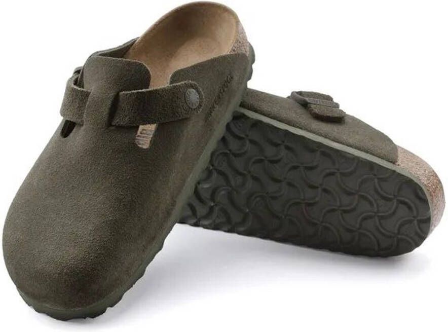 Birkenstock Boston Regular Suede Leather Thyme