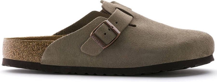 Birkenstock Boston SFB Regular Clogs Taupe