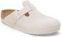 BIRKENSTOCK Slippers Boston Maat: 42 Materiaal: Suède Kleur: Beige - Thumbnail 2