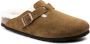 Birkenstock BOSTON SHEARLING SUEDE LEATHER Dames pantoffelsHeren pantoffels Cognac - Thumbnail 3