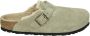 Birkenstock BOSTON SHEARLING SUEDE LEATHER pantoffels pantoffels Taupe - Thumbnail 1