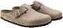 Birkenstock Elegante Pin Buckle Klomp in Tabak Beige - Thumbnail 1