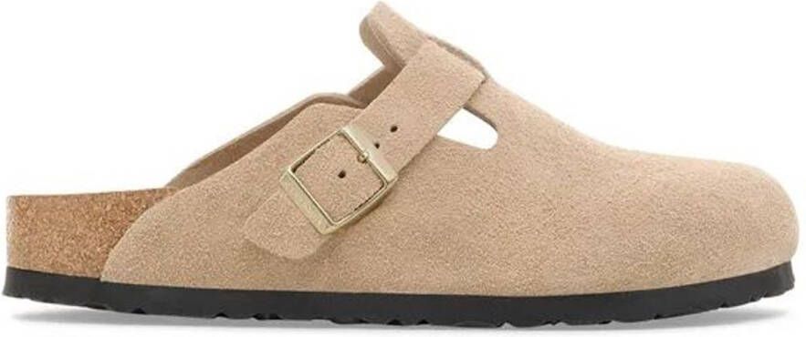 Birkenstock Boston Suede Sandcastle