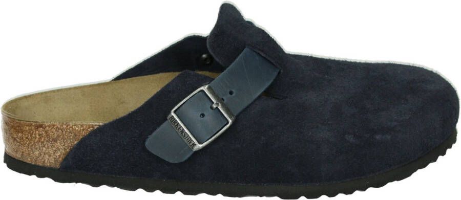 Birkenstock Stijlvolle Mules Boston Model Blue Heren