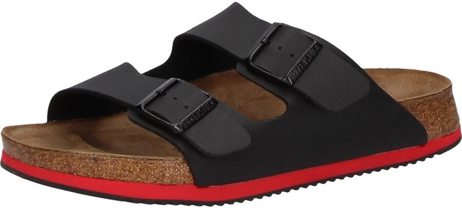 Birkenstock Heren Muil Arizona SL 54254 Zwart Rood - Foto 4