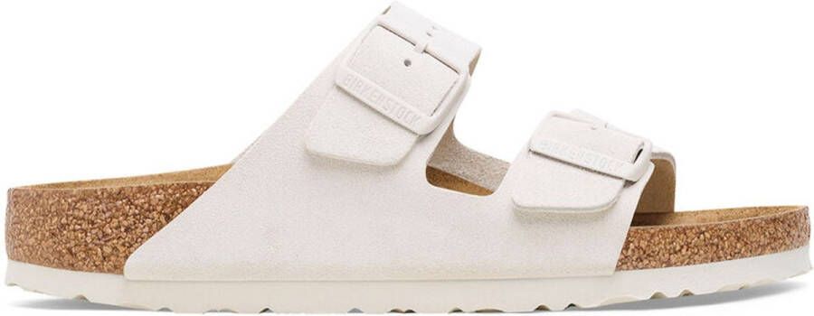 Birkenstock Creme Arizona leve slippers creme