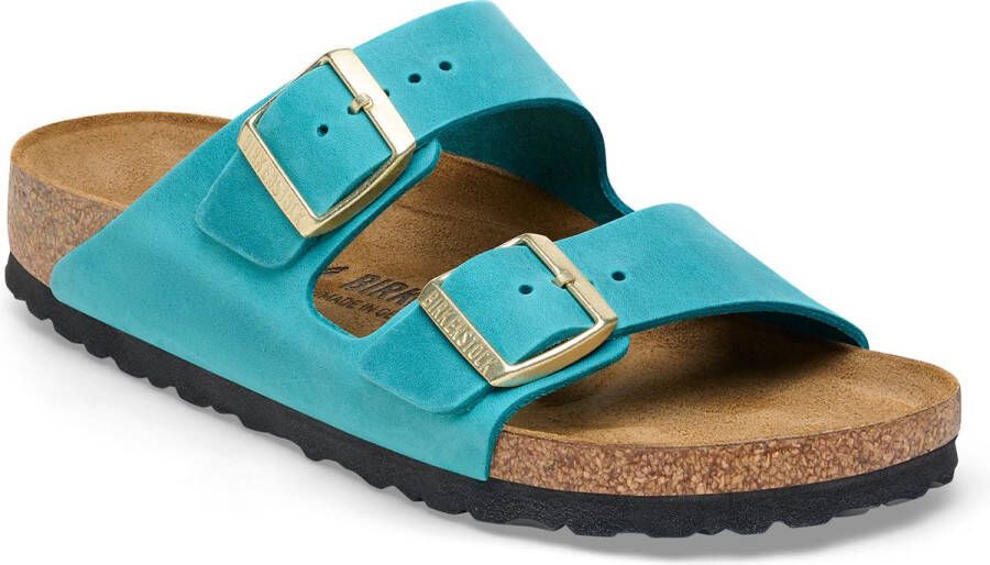 Birkenstock Dames Arizona Oiled Leather Biscay Bay Biscay Bay