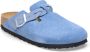 Birkenstock Dames Boston Braided Suede Elemental Blue Elemental Blue - Thumbnail 1