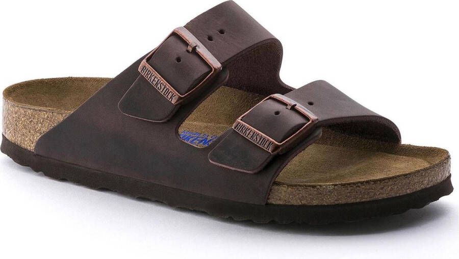 Birkenstock Sandalen Arizona Soft Footbed Geolied Nubuck Leder Smal - Foto 5