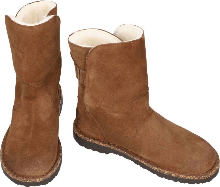 Birkenstock Women's Uppsala Shearling Suede Leather Winterschoenen Narrow bruin