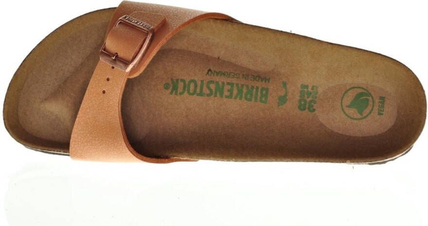 Birkenstock Stijlvolle Madrid Sliders voor Vrouwen Brown Dames
