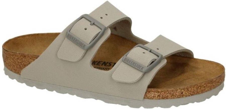 Birkenstock Lichtgrijze Twee-band Sandaal Stijlvolle Toevoeging Gray