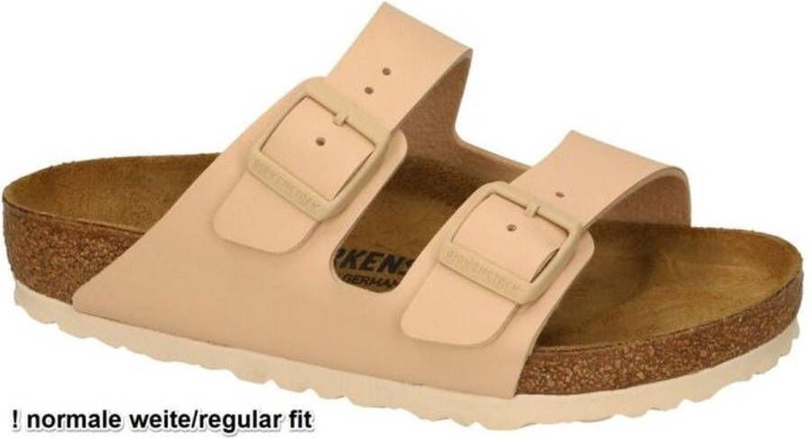 Birkenstock -Dames nude oud-roze slippers & muiltjes