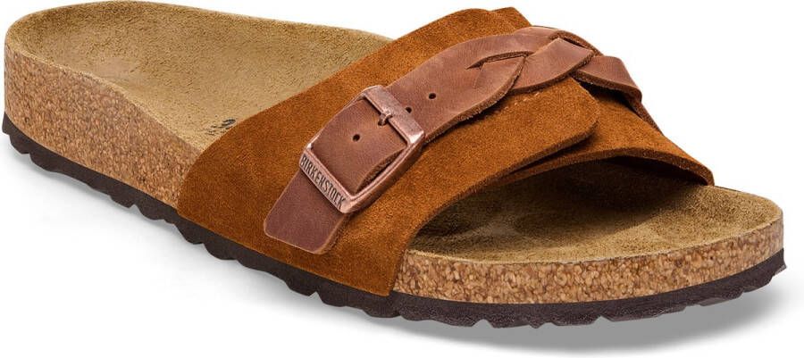 Birkenstock Dames Oita Braided Suede Mink