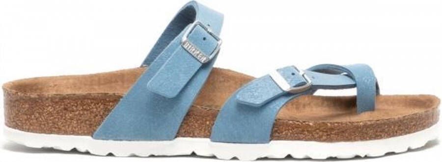 Birkenstock Dames Sandalen Mayari Brushed Dove (regular) Blauw - Schoenen.nl