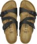 Birkenstock Slippers Salina Black narrow Strappy Birko-Flor Zwart - Thumbnail 1