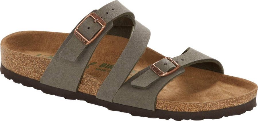 Birkenstock Dames Sandalen Salina BS Stone (narrow) Grijs