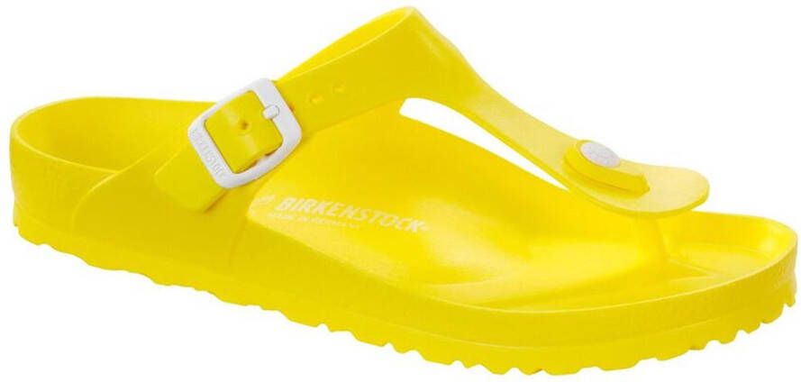 Birkenstock EVA Gizeh Yellow Badslippers Teenslipper