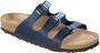 Birkenstock Florida BF WB Narrow Dames Slippers Blue - Thumbnail 1