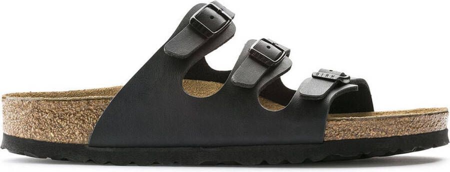 Birkenstock Florida BS Dames Sandaal Zwart Dames