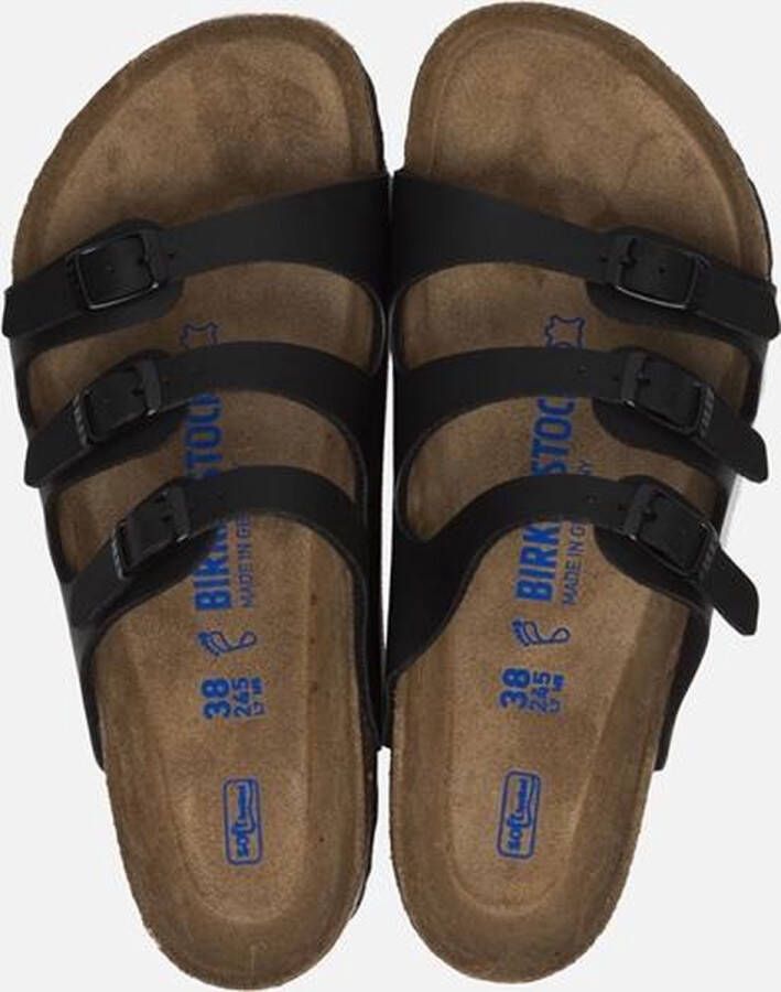 Birkenstock Florida SFB Regular Zwart Slippers Dames Size : - Foto 2
