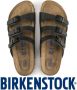 Birkenstock Florida SFB Regular Zwart Slippers Dames Size : - Thumbnail 4