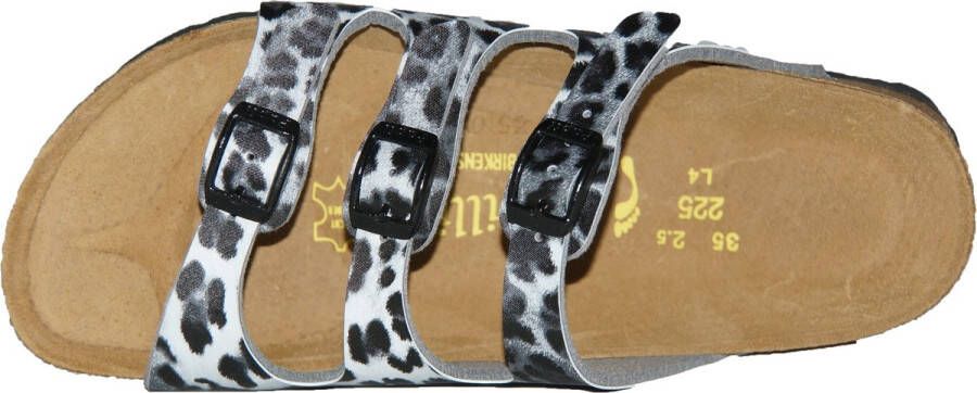 Birkenstock Florida Smal Leopard Classic Black