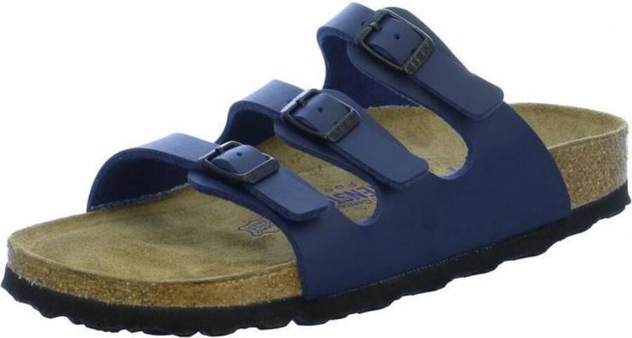 Birkenstock FLORIDA SOFTFOOTBED Volwassenen Dames slippers Kleur: Blauw