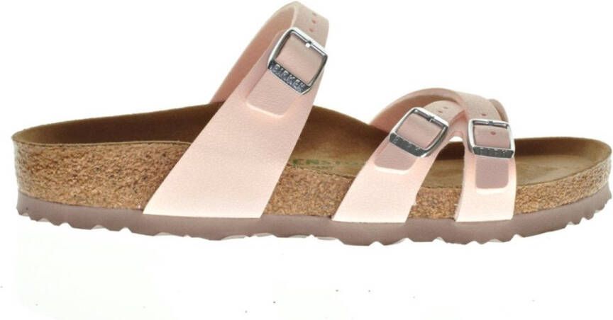 Birkenstock Franca BirkiBuc Light Rose Vegan