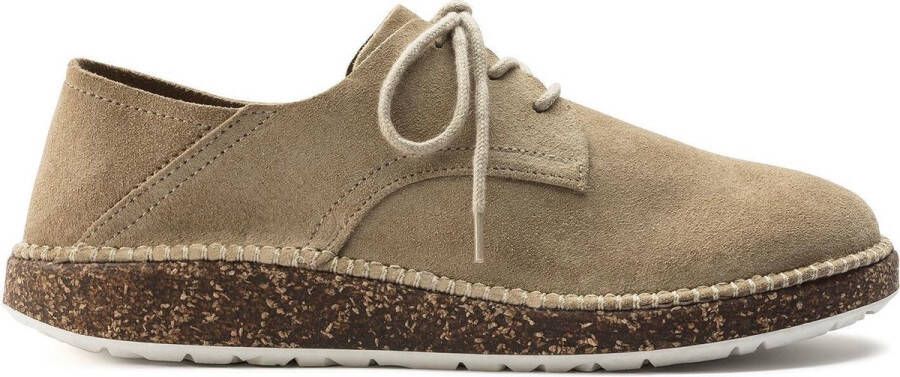 Birkenstock Gary Suede Ginger Narrow Unisex Veterschoenen Brown